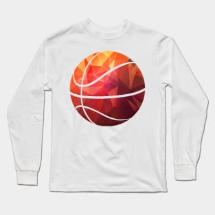 'Geometric Basketball' Awesome Balls Gift Long Sleeve T-Shirt